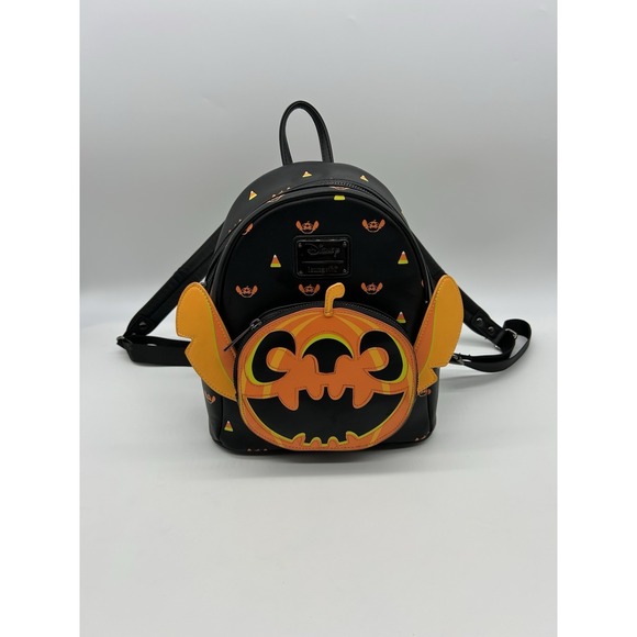 Loungefly Other - Disney Loungefly Boxlunch Exclusive Stitch Jack-o'-Lantern Pumpkin Mini Backpack